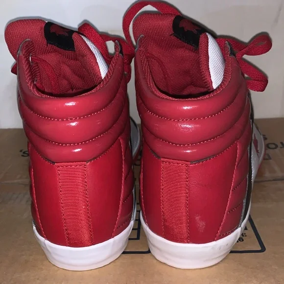 Lacoste high cut shoes size 11 lacoste